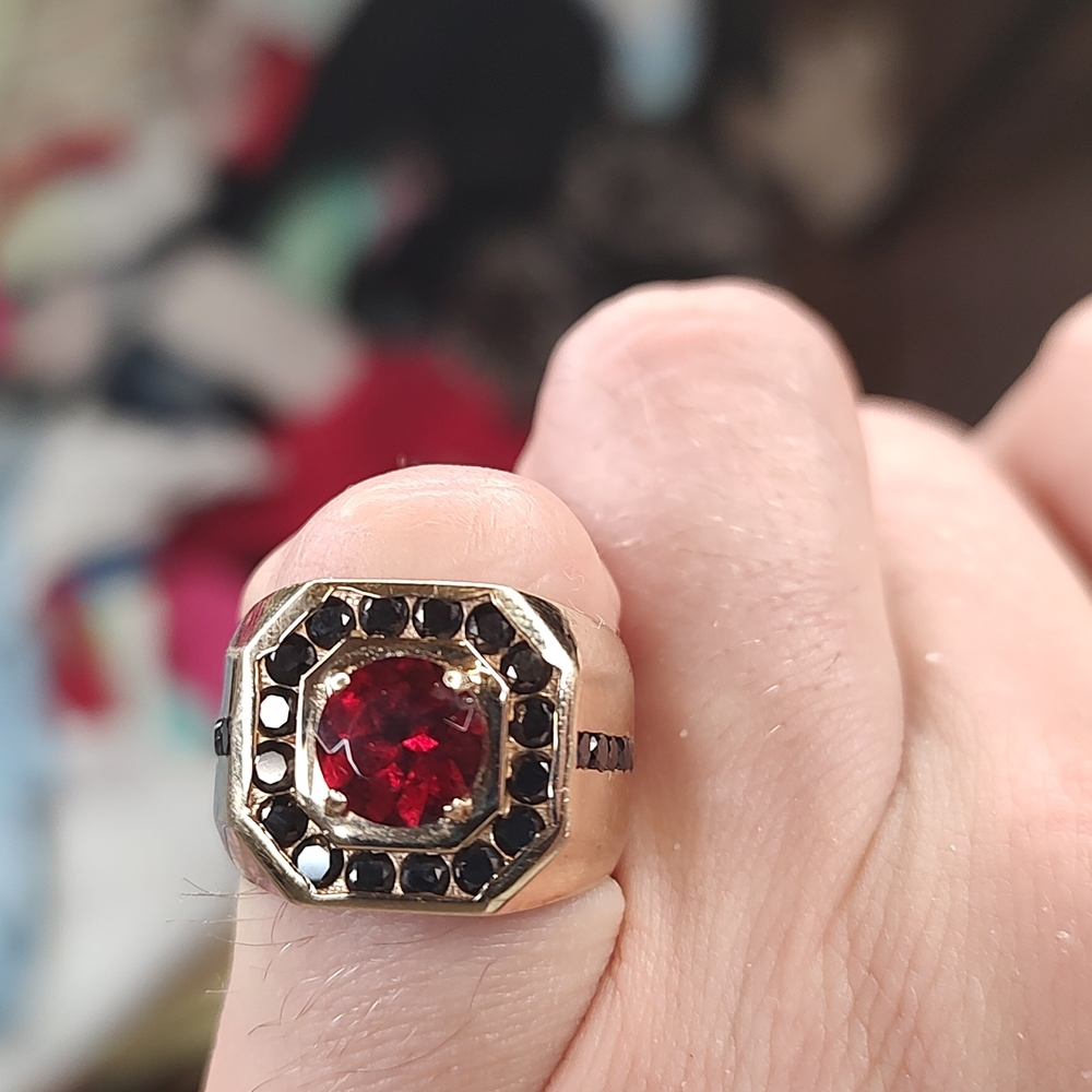 Solid Gold Pinky Ring - image 1